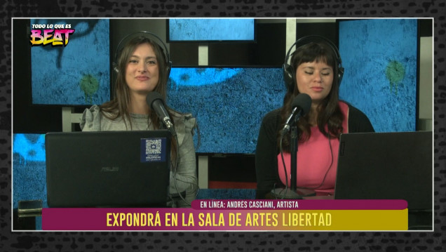 imagen Andrés Casciani expone en la Sala de Artes Libertad