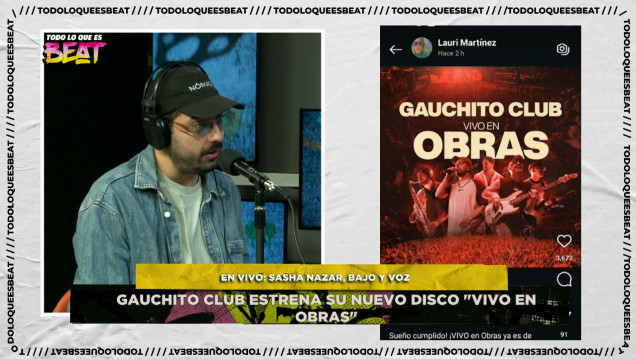 imagen Gauchito Club presenta su nuevo disco, "Vivo en Obras" 