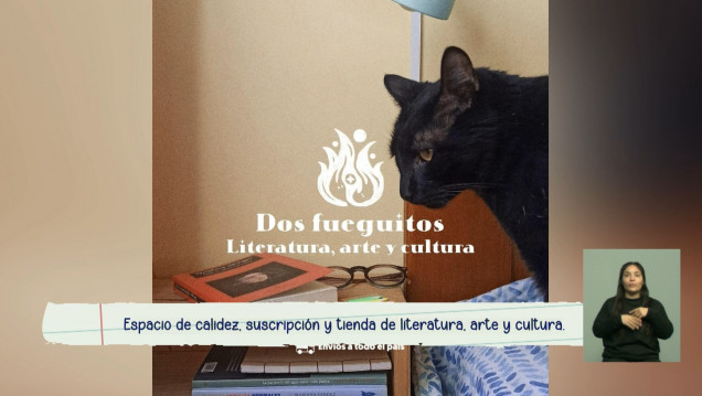 imagen Dos Fueguitos, el emprendimiento reúne libros, arte y cultura