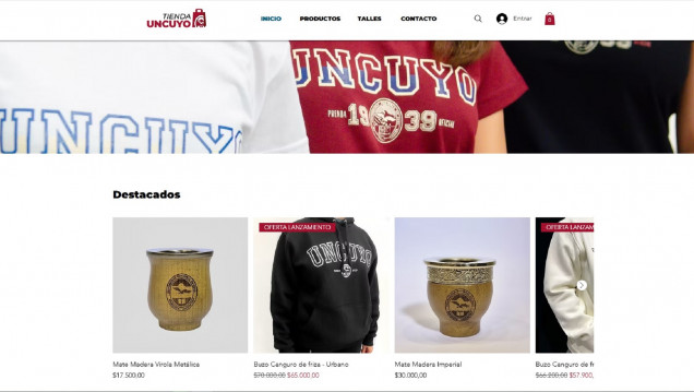 imagen La UNCUYO ya tiene su tienda de productos y hay ofertas de lanzamiento
