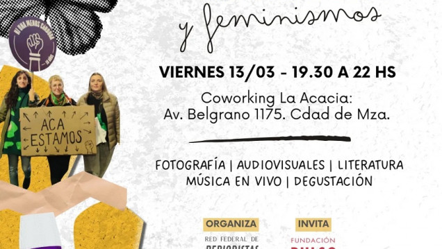 imagen "Acá estamos", muestra artística y feminismos 
