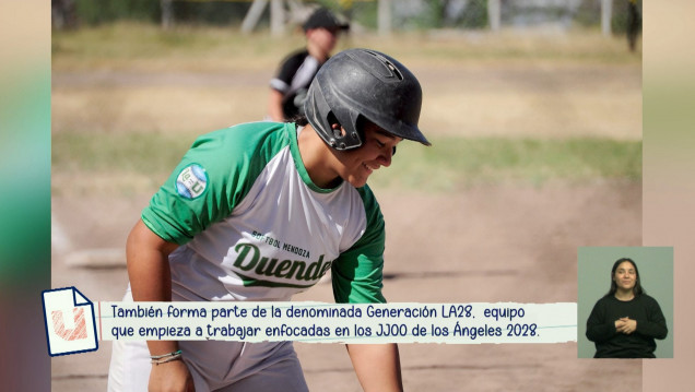 imagen Zoe Arditi, con el Sóftbol de la U, directo a la selección nacional