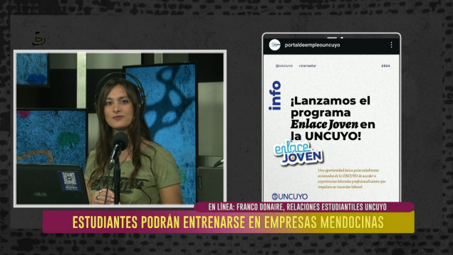 imagen Estudiantes de la UNCUYO podrán entrenarse en empresas mendocinas