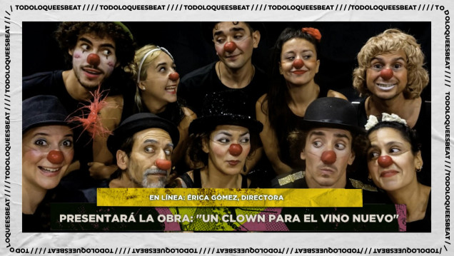 imagen Se presenta la obra "Un clown para el vino nuevo"