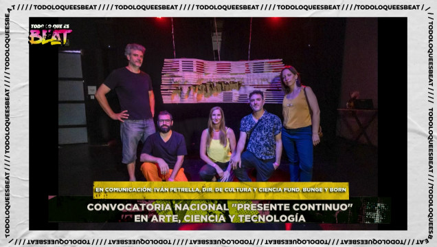 imagen Presente Continuo: está abierta la convocatoria para participar del programa de arte, ciencia y tecnología