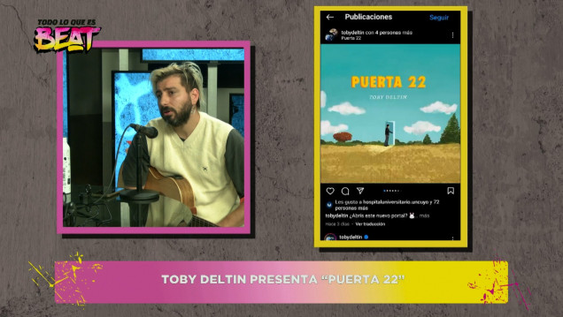 imagen "Todo lo que es beat": Toby Deltin presenta "Puerta 22", en vivo