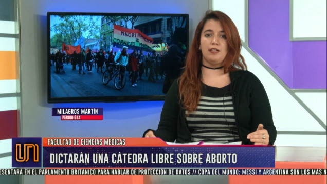 imagen Dictarán una cátedra libre sobre aborto 