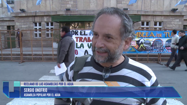 imagen "Asamblea por el agua": manifestaron su desacuerdo con políticas mineras del gobierno