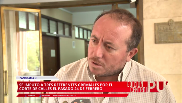 imagen Imputaron a tres referentes gremiales por corte de calles