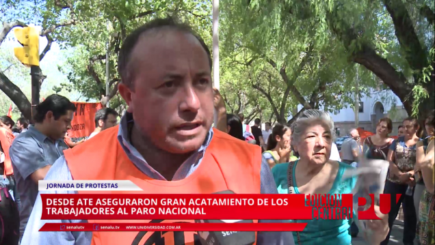 imagen ATE aseguró gran participación de trabajadores en el paro