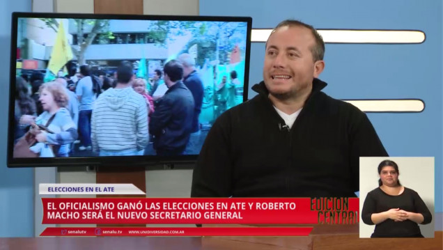 imagen El oficialismo ganó las elecciones en ATE y Macho será el nuevo secretario