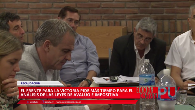 imagen El FpV pide tiempo para analizar las leyes de avalúo e impositiva