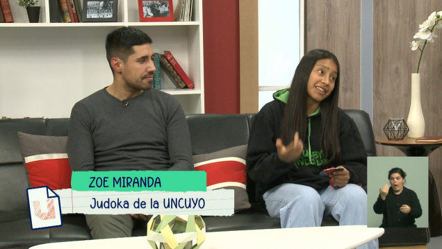 imagen Zoe Miranda, el orgullo del Judo en la UNCUYO
