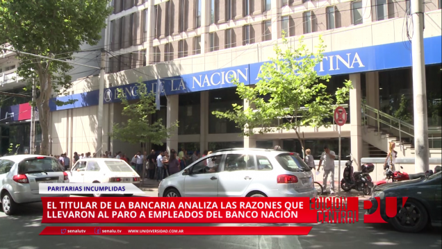 imagen Causas del paro de los empleados del Banco Nación