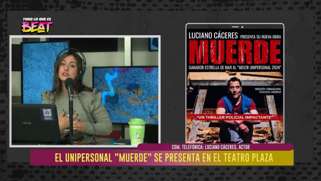 imagen Luciano Cáceres presenta "Muerde" en el Teatro Plaza