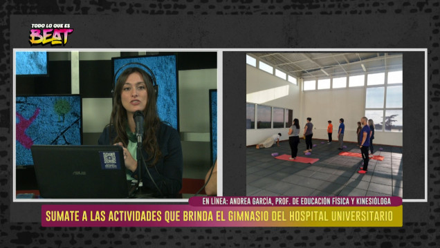 imagen Sumate a las actividades físicas del gimnasio del Hospital Universitario