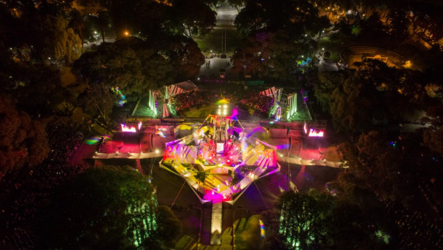 imagen La Vendimia de Capital vista desde un drone