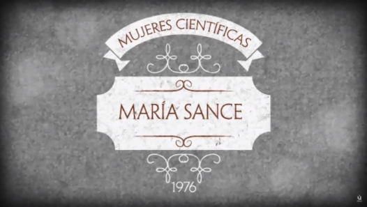imagen Mujeres Cientificas | Programa 6 | Maria Sance