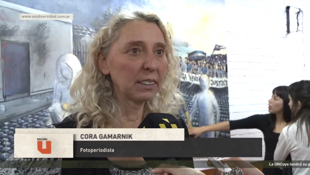 imagen EDICIÓN U: Cora Gamarnik, la reconocida fotoperiodista, visitó la UNCuyo