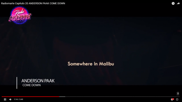 imagen Radio Marte | Anderson Paak - Come Down