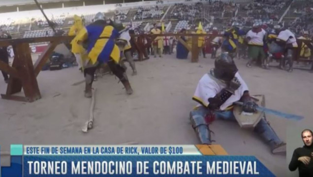 imagen Así se preparan los luchadores medievales modernos