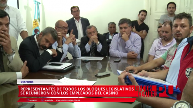 imagen Representantes legislativos se reunieron con empleados del casino