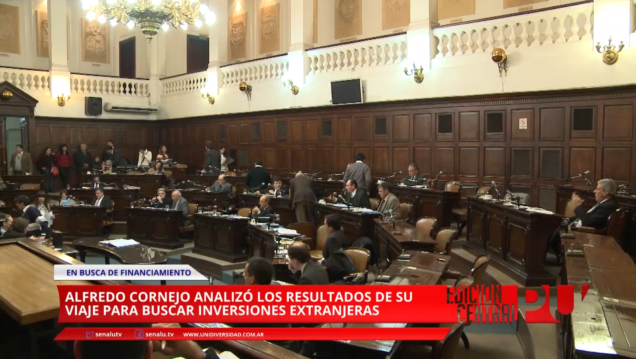 imagen Cornejo analizó su viaje en busca de inversiones