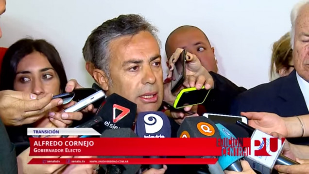 imagen Habla Alfredo Cornejo sobre la transición a su Gobierno