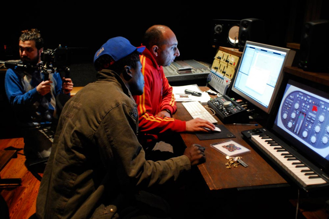 imagen Back Gasim improvisa un hip hop "Las palabras y las cosas"