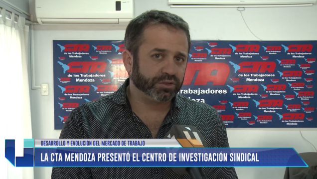 imagen La CTA Mendoza presentó el Centro de Investigación Sindical