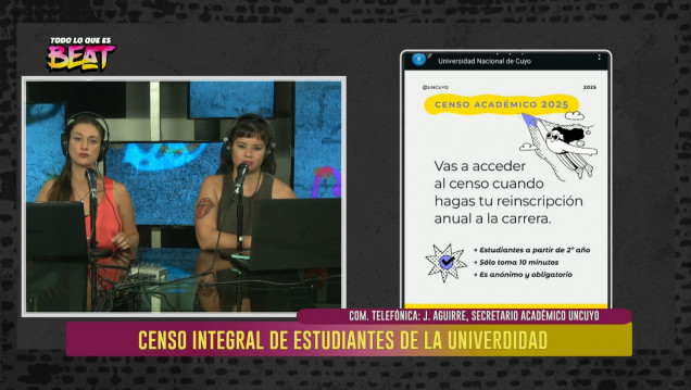 imagen Censo integral de estudiantes de la UNCUYO
