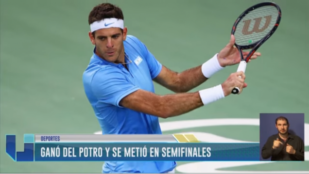 imagen Ganó del potro y se metió en semifinales