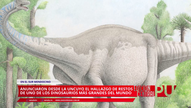 imagen Hallazgo de un dinosaurio en el sur mendocino