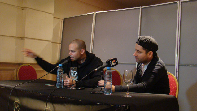 imagen Conferencia de prensa Calle 13 Mendoza