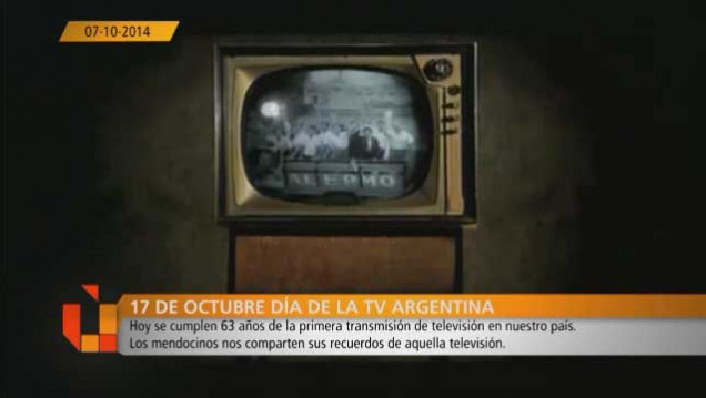 imagen Primer transmisión de la TV argentina