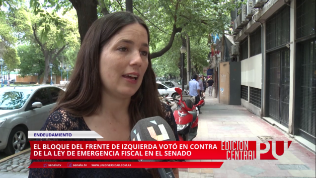 imagen El FIT votó en contra de la ley de emergencia fiscal