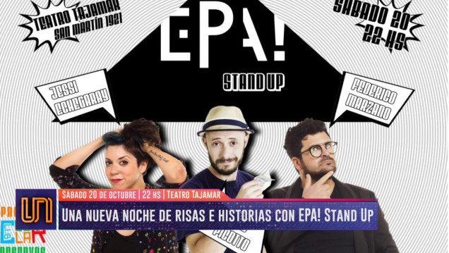 imagen Una nueva noche de risas e historias con EPA! Stand Up