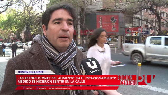 imagen La calle opina sobre el aumento del estacionamiento medido en Capital