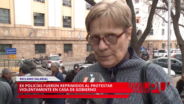 imagen Policías jubilados explican qué le reclaman al Ejecutivo