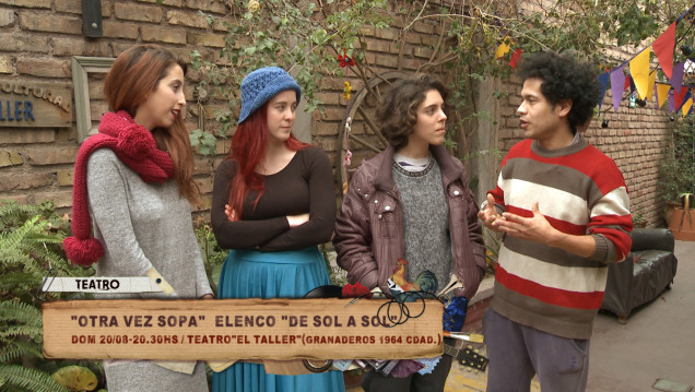 imagen CULTURA AL AIRE #17- 3° Temporada/ Alejo y Valentín/ Otra vez sopa- Teatro/ Monoclab