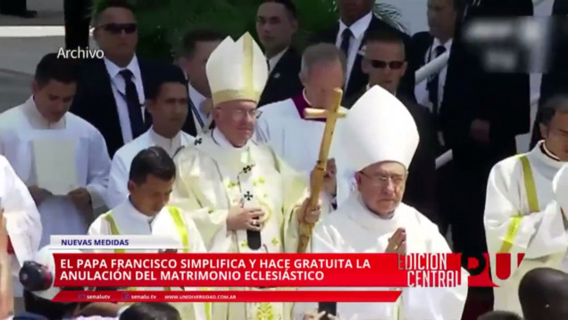 imagen Papa Francisco busca simplificar la anulación del matrimonio 