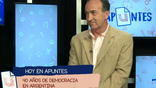 imagen Gabriel Fidel: "No hay democracia sin derechos humanos"