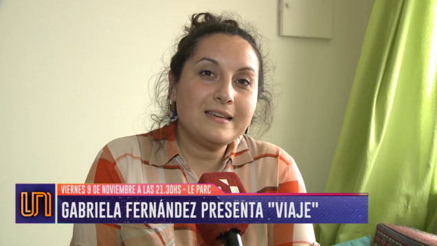 imagen Gabriela Fernández presenta "Viaje"