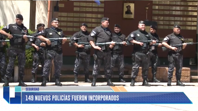 imagen 149 nuevos policias fueron incorporados
