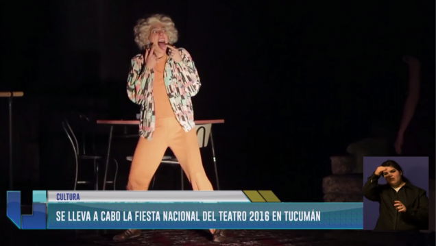 imagen Continúa la Fiesta Nacional del Teatro: Comunicación con Gisella Ferraro desde T