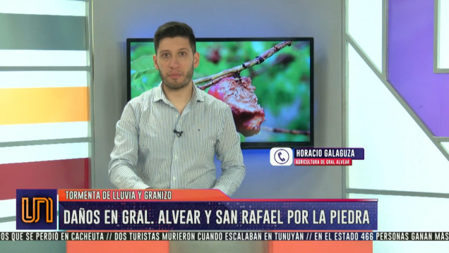imagen Graves daños en el Sur por la fuerte granizada
