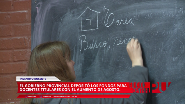 imagen Comenzaron a pagar el incentivo docente