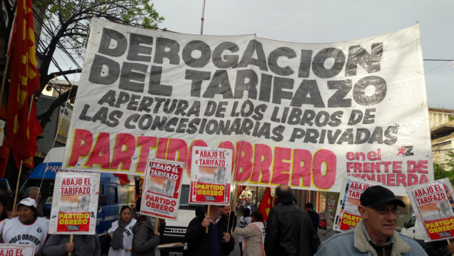 imagen Aprovechan la audiencia para manifestarse en contra del tarifazo