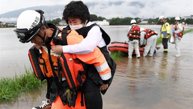 imagen Las lluvias torrenciales en Japón dejan al menos 3 muertos y 11 desaparecidos
