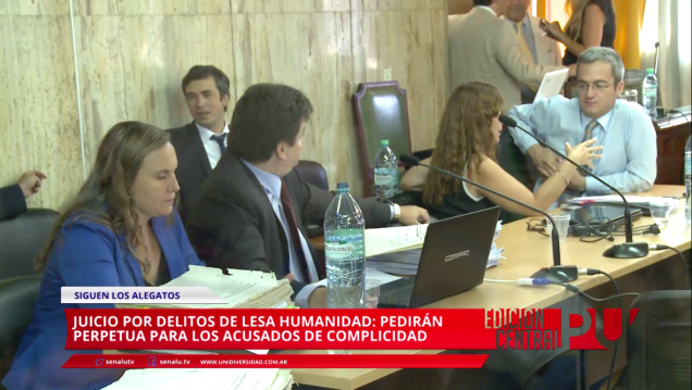 imagen Juicios de Lesa humanidad: piden perpetua para los acusados